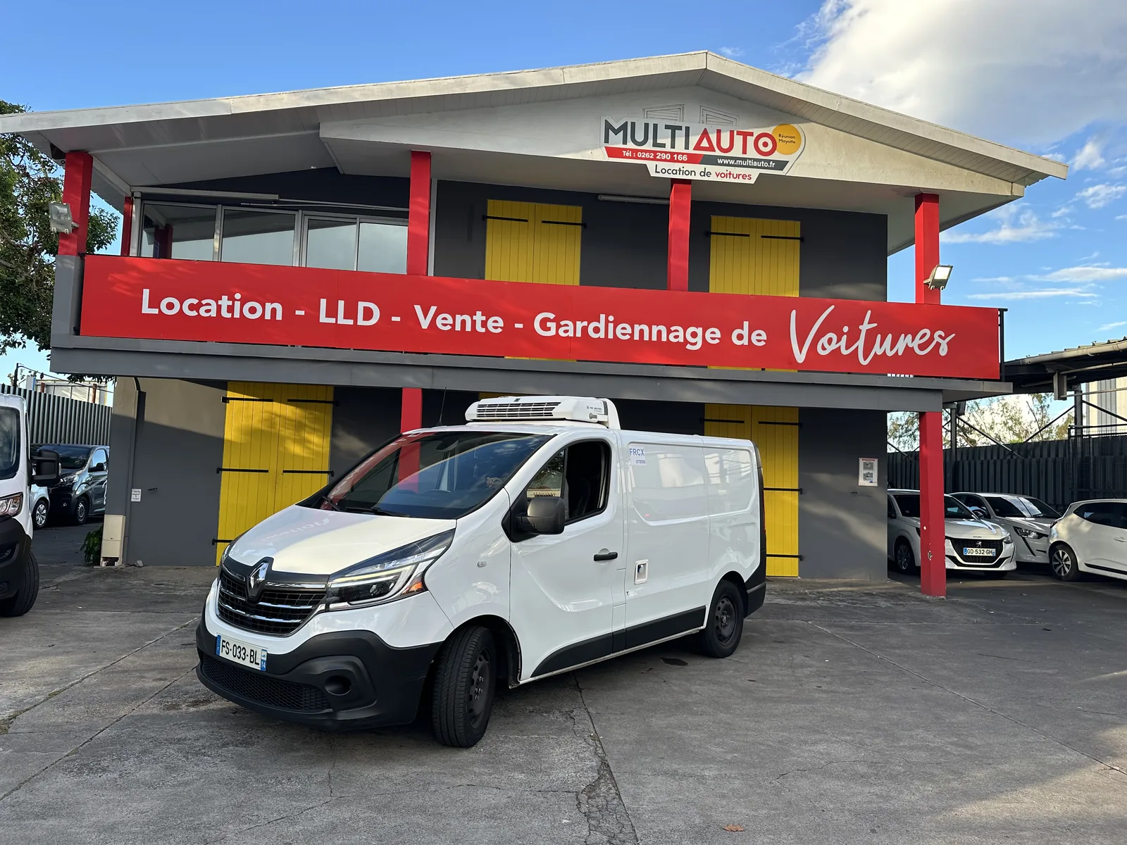 Location Frigo négatif 12 m³ à La Réunion, frigorifique